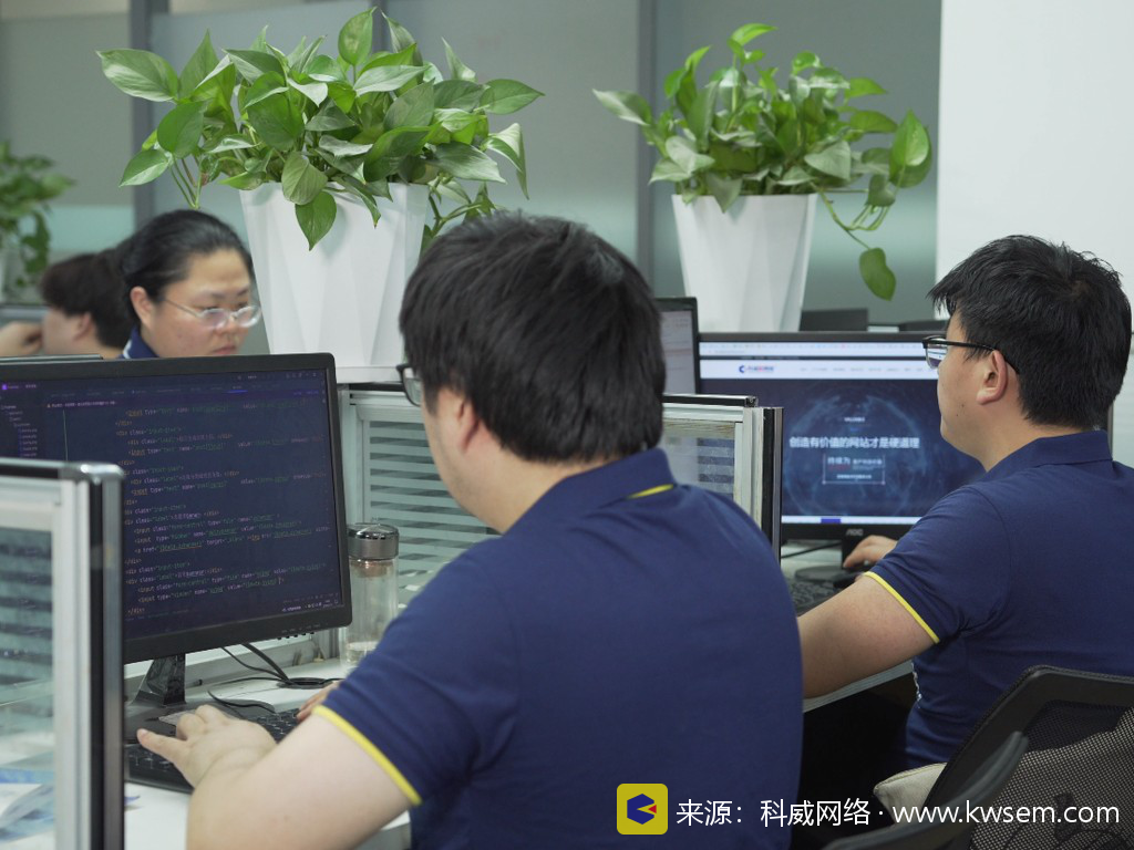 科威网络合肥网站建设开发现场