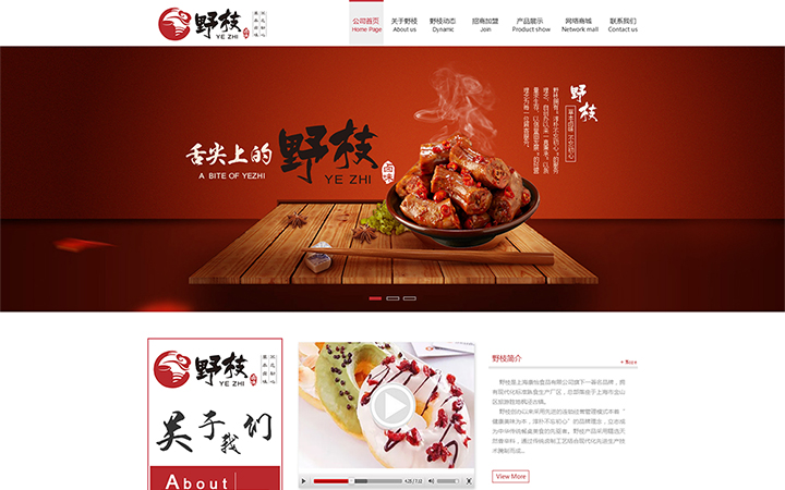 康怡食品-高端开发建站